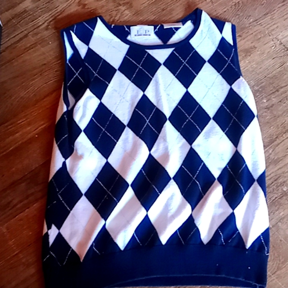 A cute preppy sweater vest
